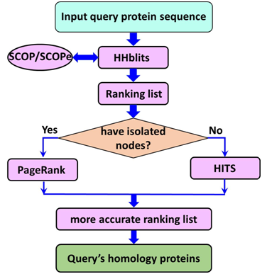 The flowcart of HITS-PR-HHblits